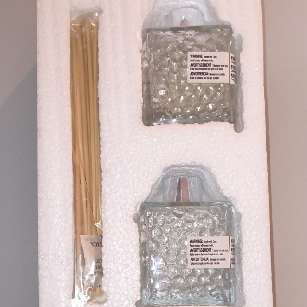 Diffuser Set with Textured Glass